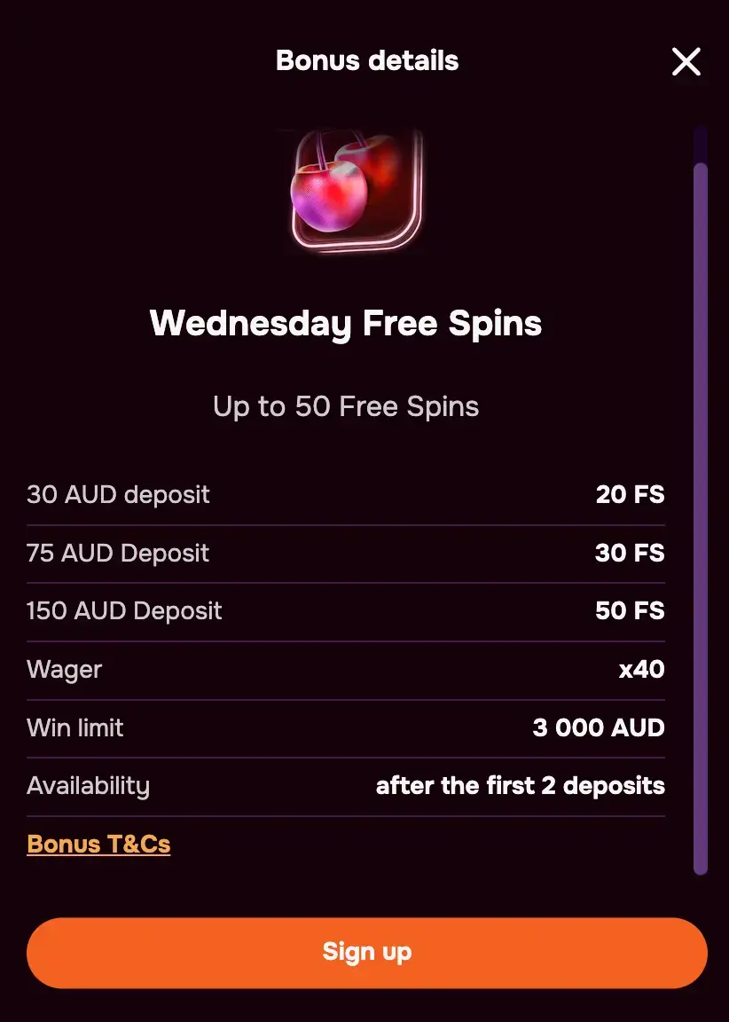 Wednesday Lucky Hills Free Spins 
