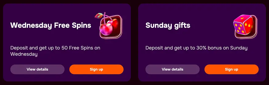 LuckyHills Casino Free Spins