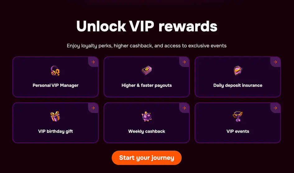 LuckyHills Casino VIP Club rewards