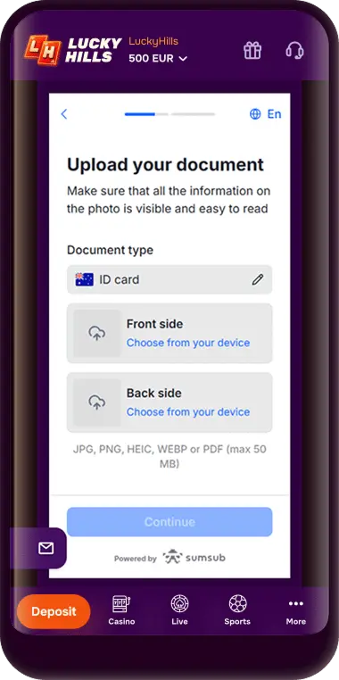 LuckyHills Verification